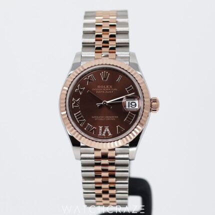 ROLEX DATEJUST TWO-TONE CHOCOLATE DIAL 31MM 278271