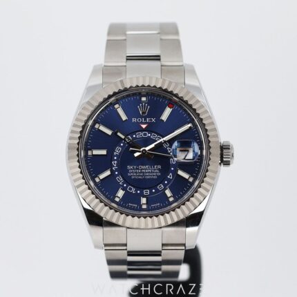 ROLEX SKY-DWELLER BLUE DIAL 42MM 326934
