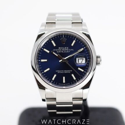 ROLEX DATEJUST BLUE DIAL 36MM 126200