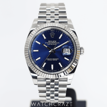 ROLEX DATEJUST BLUE DIAL 41mm 126334