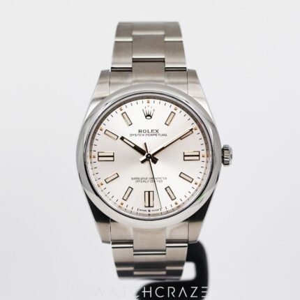 ROLEX OYSTER PERPETUAL SILVER DIAL 41MM 124300