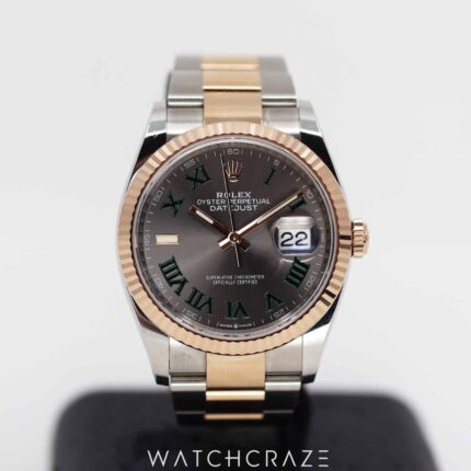 ROLEX DATEJUST TWO-TONE WIMBLEDON 36MM 126231