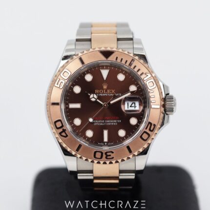 ROLEX YACHT-MASTER TWO TONE CHOCOLATE DIAL 40MM 126621