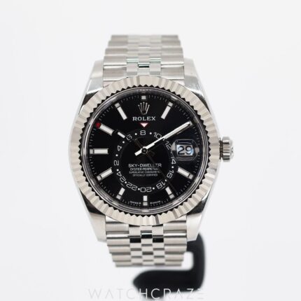 ROLEX SKY-DWELLER BLACK DIAL 42MM 336934