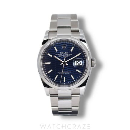 ROLEX DATEJUST BLUE DIAL 36MM 126200